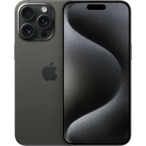 Apple iPhone 15 Pro Max, 256GB, Black Titanium - MU773SX/A