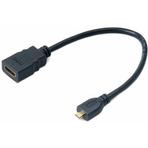 AKASA adaptér HDMI - micro HDMI, 25cm - AK-CBHD09-25BK