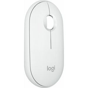 Logitech Pebble Mouse 2 M350s, bílá - 910-007013
