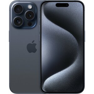Apple iPhone 15 Pro, 256GB, Blue Titanium - MTV63SX/A