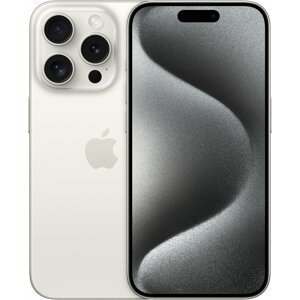 Apple iPhone 15 Pro, 1TB, White Titanium - MTVD3SX/A