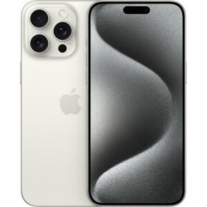 Apple iPhone 15 Pro Max, 256GB, White Titanium - MU783SX/A