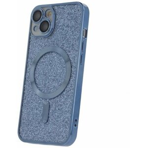 C.P.A. silikonové TPU pouzdro Mag Glitter Chrome pro iPhone 14 Plus, modrá - GSM172611