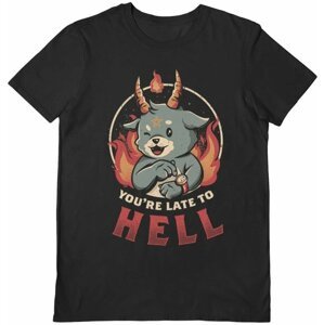 Tričko Eduely Design - You'Re Late To Hell (L) - 05050574055390