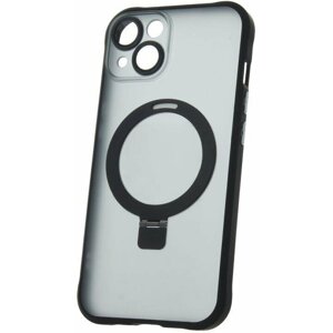 C.P.A. silikonové TPU pouzdro Mag Ring pro iPhone 14, černá - GSM172025