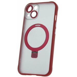 C.P.A. silikonové TPU pouzdro Mag Ring pro iPhone 14, červená - GSM172037