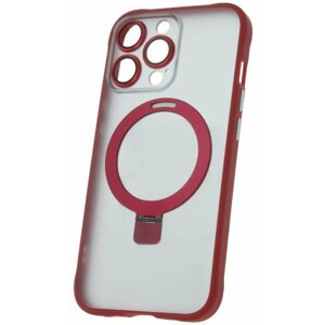 C.P.A. silikonové TPU pouzdro Mag Ring pro iPhone 14 Pro, červená - GSM172035