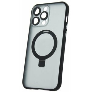 C.P.A. silikonové TPU pouzdro Mag Ring pro iPhone 14 Pro Max, černá - GSM172022