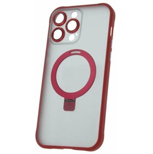 C.P.A. silikonové TPU pouzdro Mag Ring pro iPhone 14 Pro Max, červená - GSM172034