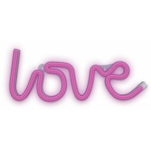 Forever dekorativní LED neon nápis Love, růžová - RTV100208