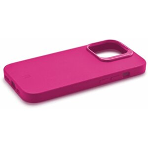 Cellularline zadní silikonový kryt Sensation Plus pro Apple iPhone 15, růžová - SENSPLUSIPH15P