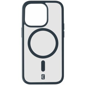 Cellularline zadní kryt Pop Mag s podporou Magsafe pro Apple iPhone 15 Pro, čirá/modrá - POPMAGIPH15PROB