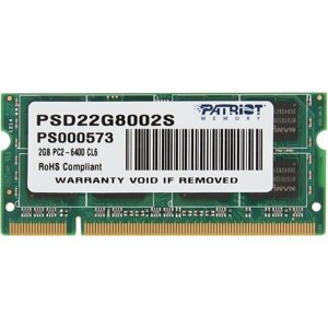 Patriot Signature Line 2GB DDR2 800 CL6 SO-DIMM - PSD22G8002S