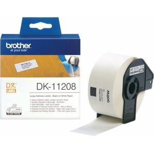 Brother DK-11208 (papírové/široké adresy - 400ks) 38x90mm - DK11208