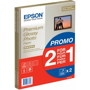 Epson Foto papír Premium Glossy, A4, 2x15 ks, 255g/m2, lesklý - C13S042169