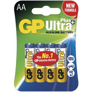 GP AA Ultra Plus, alkalická 4ks - 1017214000