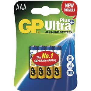 GP AAA Ultra Plus, alkalická 4ks - 1017114000