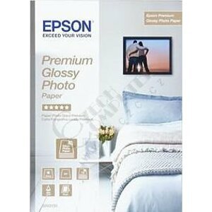 Epson Foto papír Premium Glossy, A4, 15 ks, 255g/m2, lesklý - C13S042155