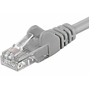 UTP kabel rovný kat.6 (PC-HUB) - 1m, šedá - sp6utp01