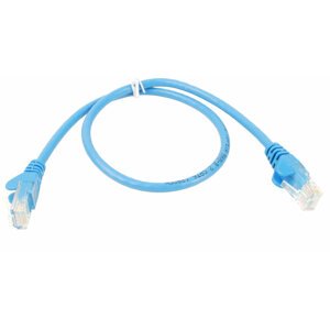 UTP kabel rovný kat.6 (PC-HUB) - 0,5m, modrá - sp6utp005B