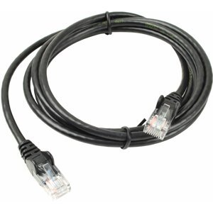 UTP kabel rovný kat.6 (PC-HUB) - 0,5m, černá - sp6utp005C