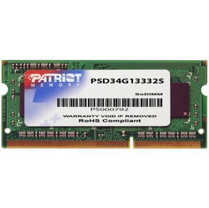 Patriot Signature Line 4GB DDR3 1333 CL9 SO-DIMM - PSD34G13332S