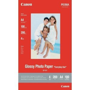 Canon Foto papír GP-501, A4, 100 ks, 200g/m2, lesklý - 0775B001