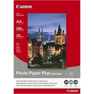 Canon Foto papír SG-201, A4, 20 ks, 260g/m2, pololesklý - 1686B021