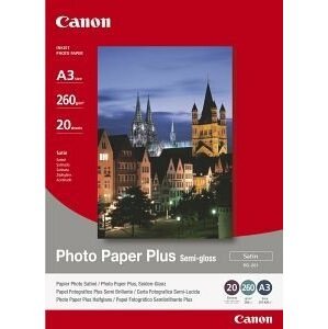 Canon Foto papír SG-201, A3, 20 ks, 260g/m2, pololesklý - 1686B026