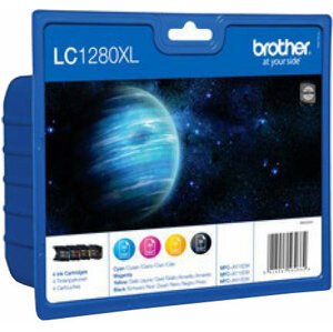 Brother LC-1280XLVALBP - inkoust multipack (černá+tři barvy) - LC1280XLVALBP