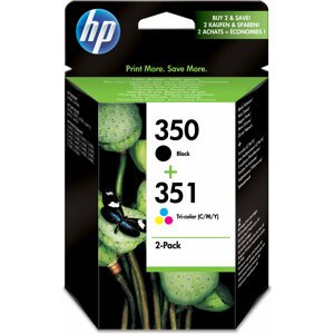 HP SD412EE, č. 350, č. 351, černá + barevná, Combo Pack - SD412EE